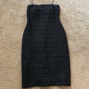 Black cocktail dress
